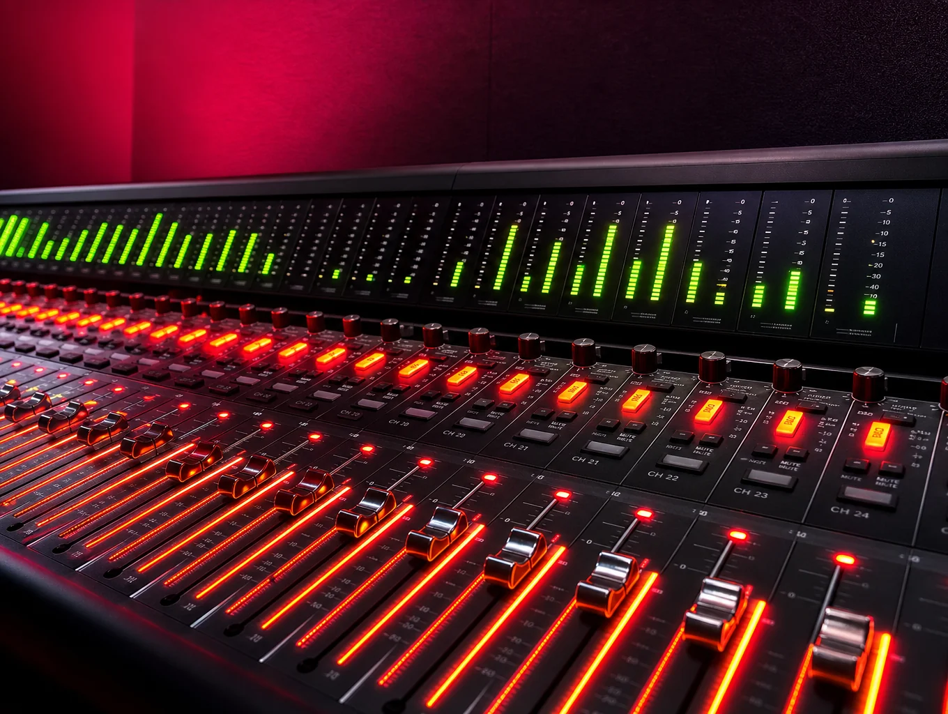 Consola de Sonido y Mezcla